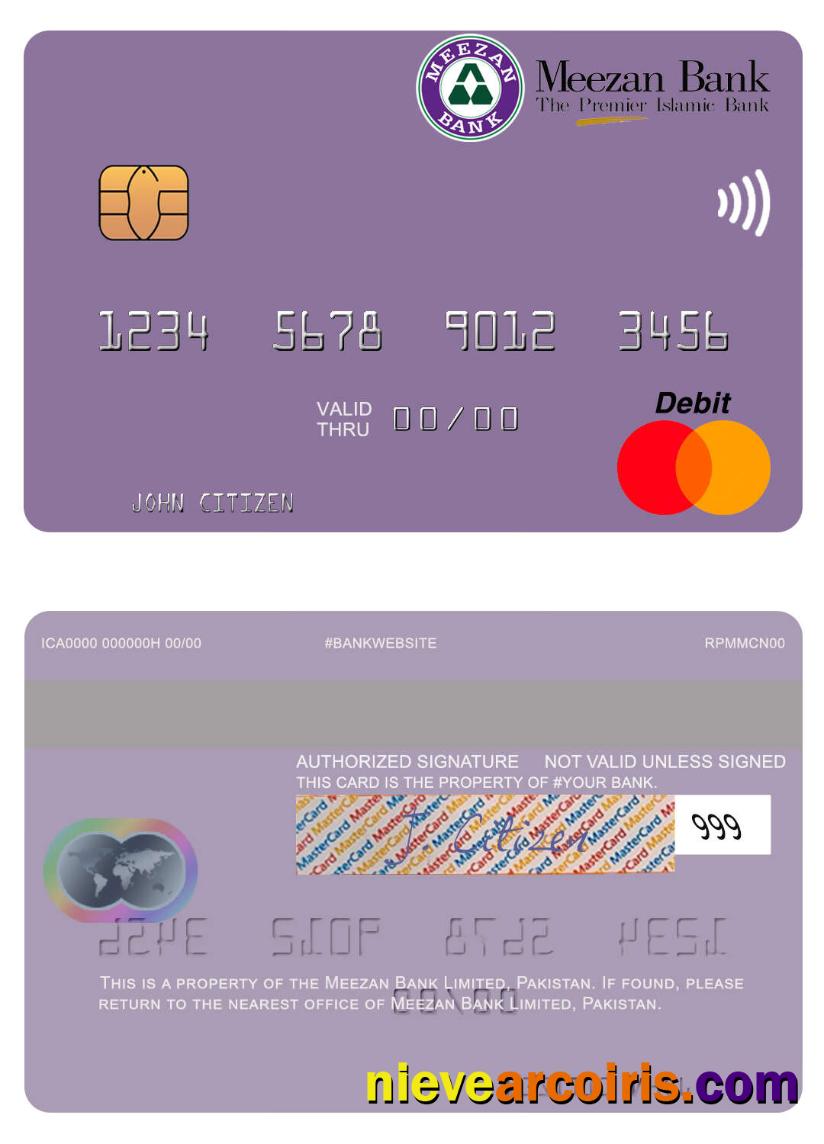 Pakistan Meezan Bank Limited mastercard